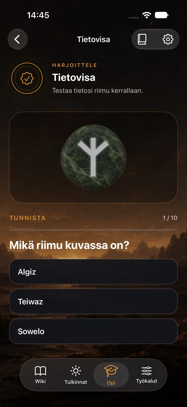 Opettele pelaten